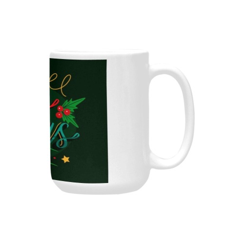 Merry Christmas Mug Custom Ceramic Mug (15OZ)