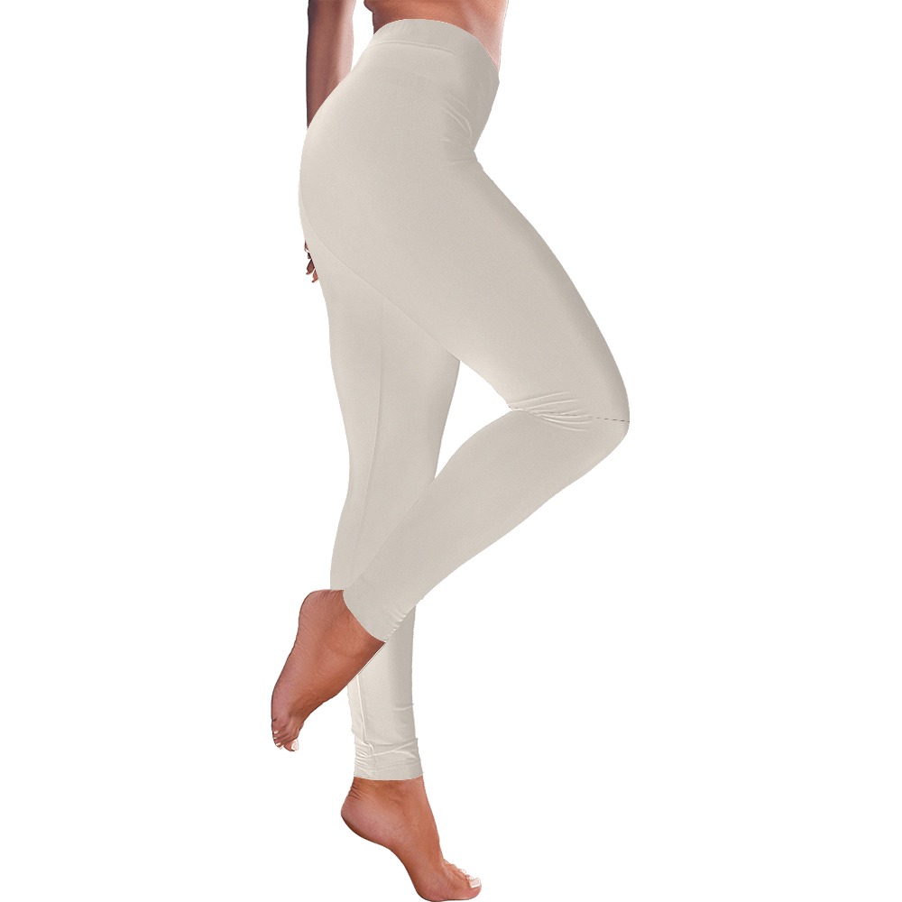 Perfectly Pale Women's Low Rise Leggings (Invisible Stitch) (Model L05)