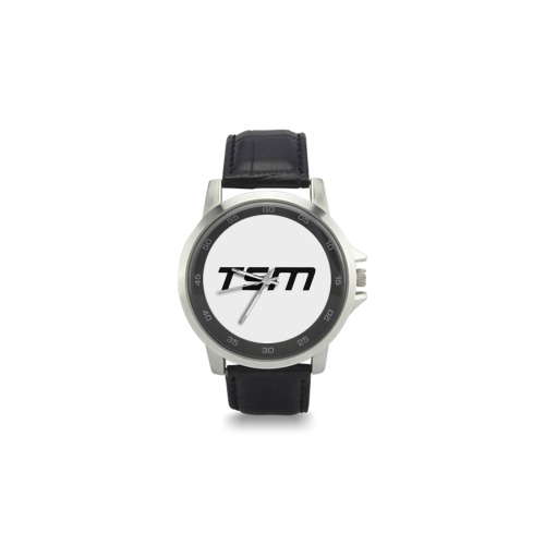 unisex_stainless_steel_leather_strap_watch_model202-90_terri-ann.shanice.morrison_tsm Unisex Stainless Steel Leather Strap Watch(Model 202)