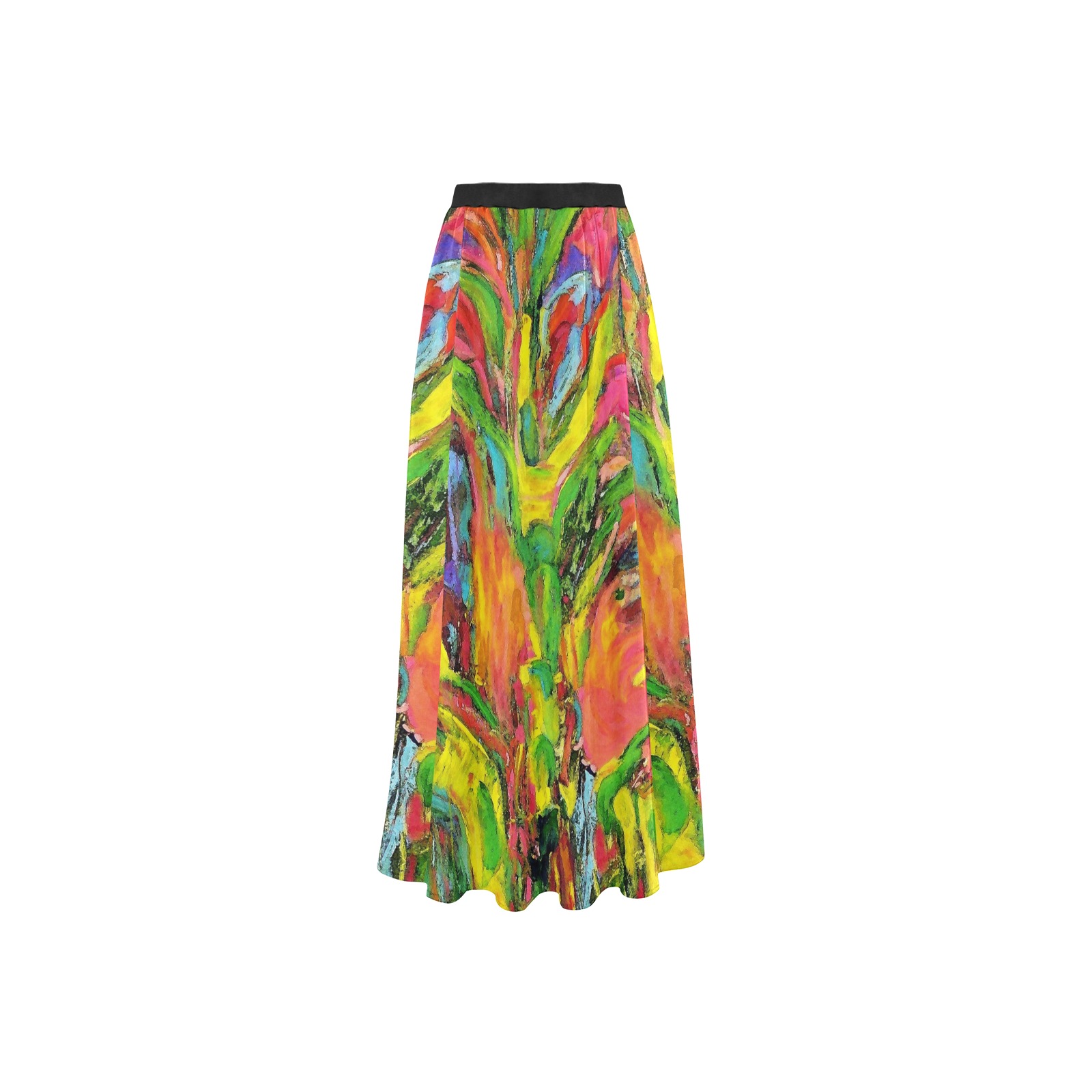 African Tree Collection High Slit Long Beach Dress (Model S40)