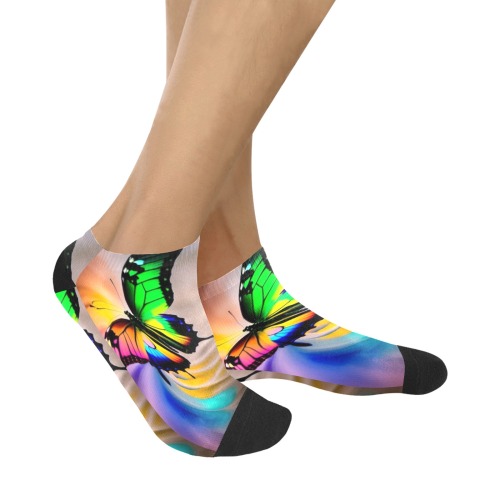 butterfly Women's Ankle Socks