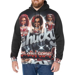 bride chucky (2) Men's Long Sleeve Fleece Hoodie (Model H55)