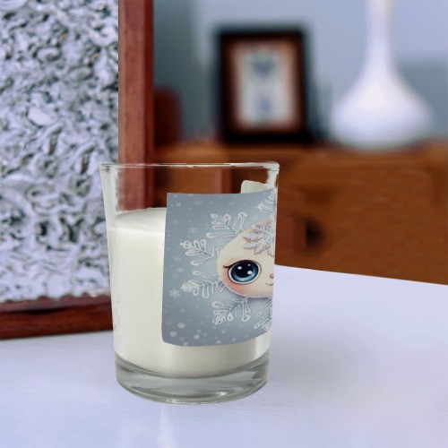 Little Snowflake Transparent Candle Cup (Jasmine)