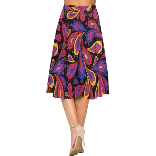 e21q1 Mnemosyne Women's Crepe Skirt (Model D16)