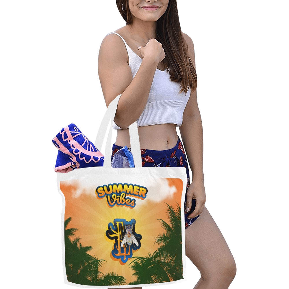 Summer Vibe Collectable Fly Canvas Tote Bag/Large (Model 1702)