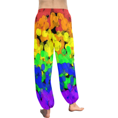 Gay Pride Bokeh Women's All Over Print Harem Pants (Model L18)