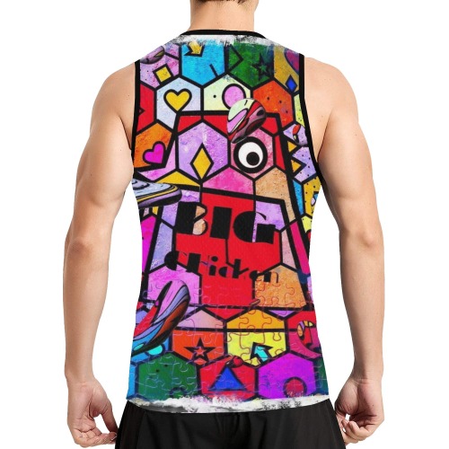 Big Chicken 2021 by Nico Bielow All Over Print Basketball Jersey