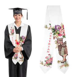 Assyrian Lamassu Garden Stole Graduation Stole