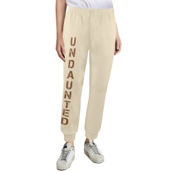 Undaunted Women's Sweat pant (Brown) Women's Casual Sweatpants (Model L72)