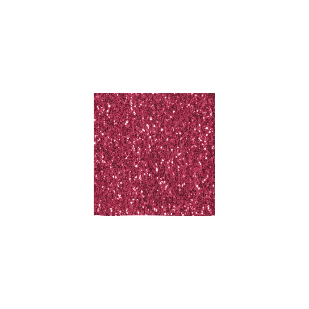 Magenta dark pink red faux sparkles glitter Square Towel 13“x13”