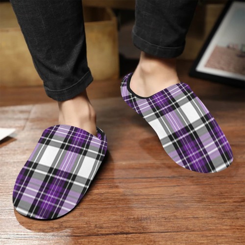 Purple Black Plaid