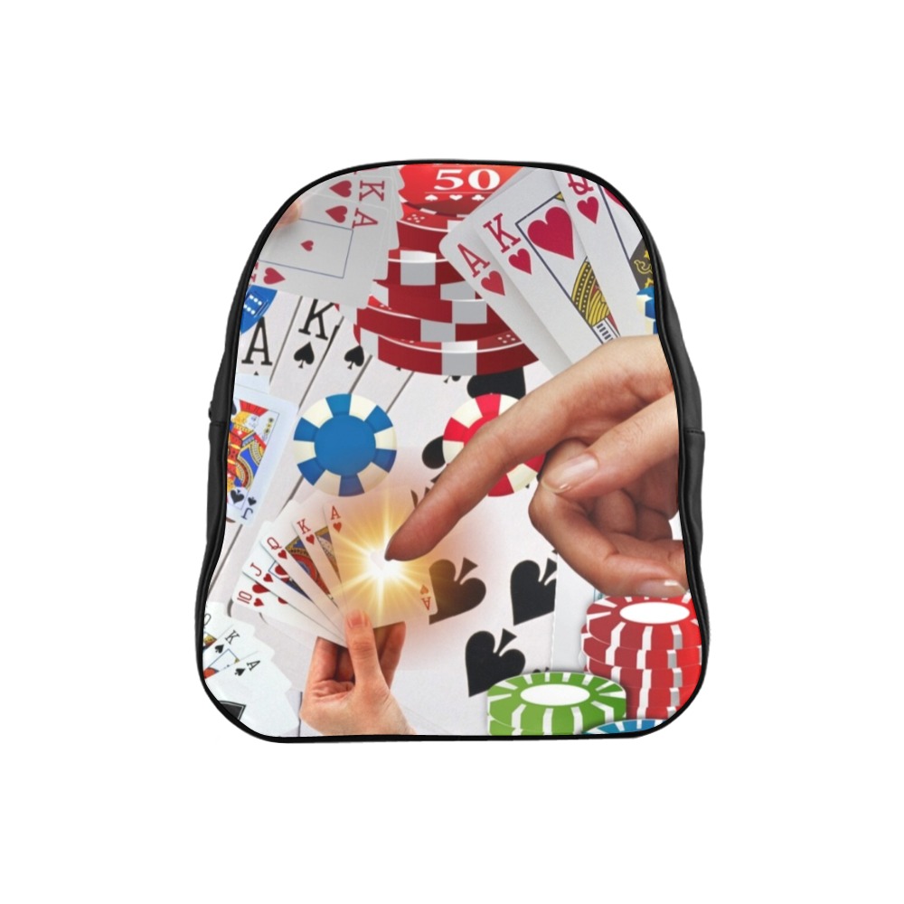 POKER NIGHT TOO School Backpack (Model 1601)(Small)