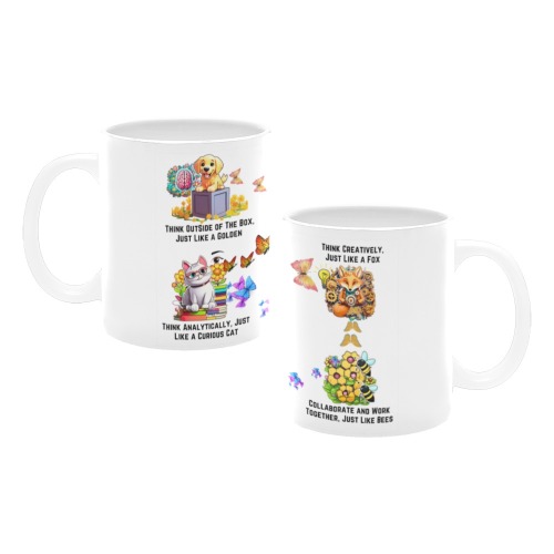 PawSkill™ Mug of Mindful Solutions White Mug(11OZ)