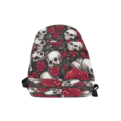 Skulls & Rosees Unisex Classic Backpack (Model 1673)