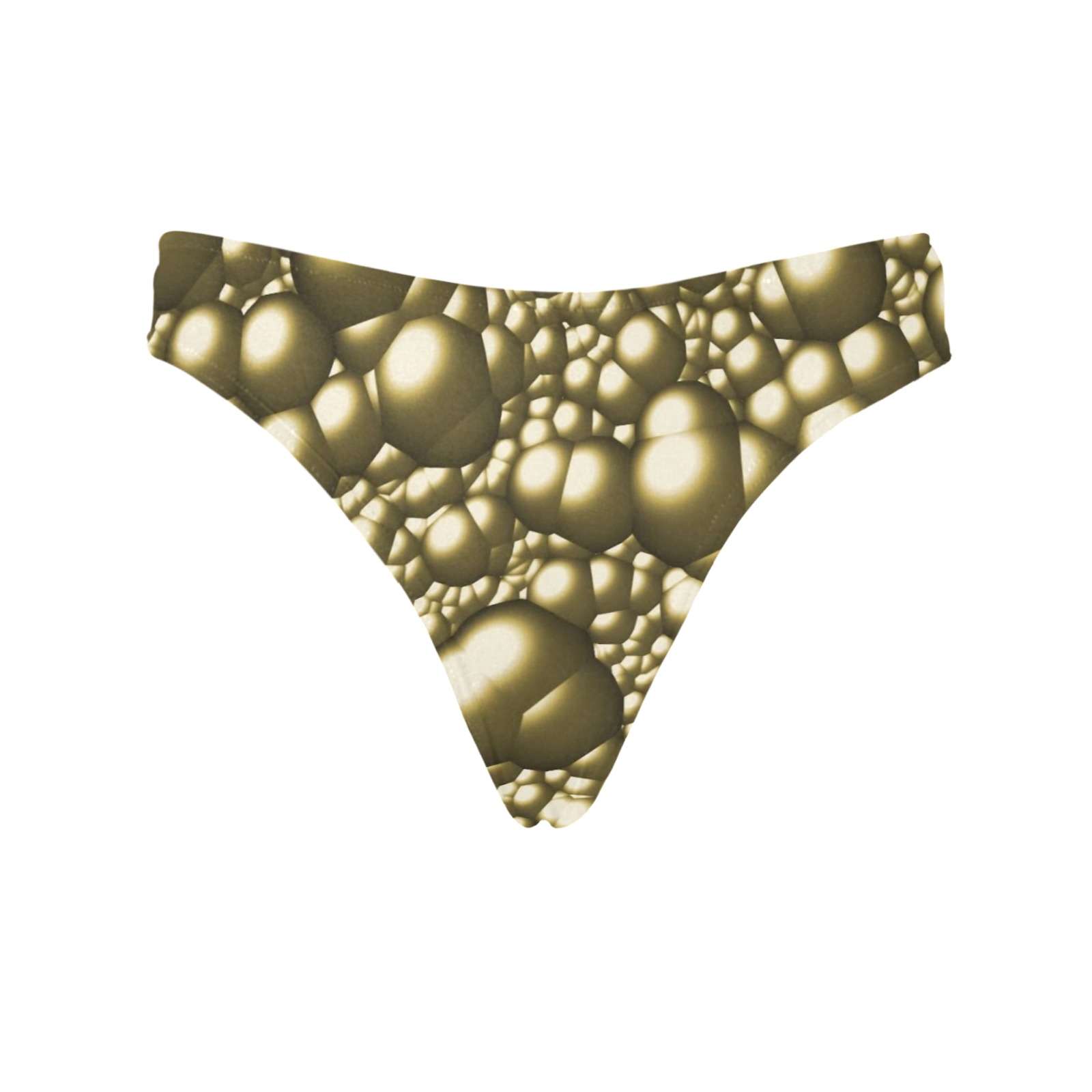 GOLD Women's All Over Print Thongs (Model L30)