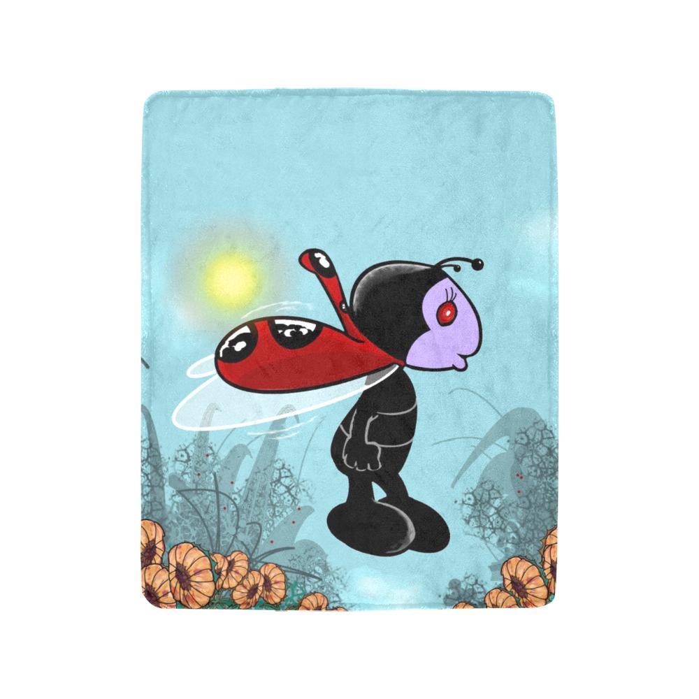 Mizz Ladybug Ultra-Soft Micro Fleece Blanket 40"x50"