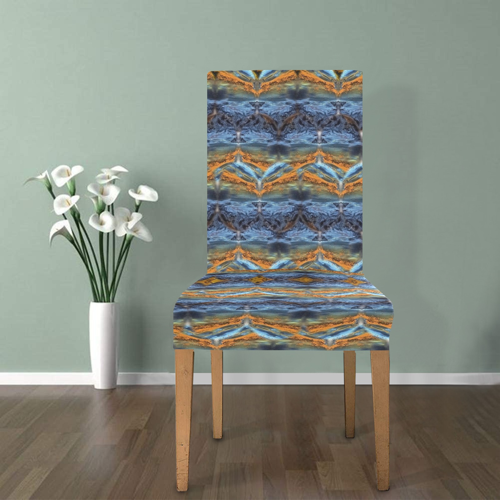 pietersite Removable Dining Chair Cover