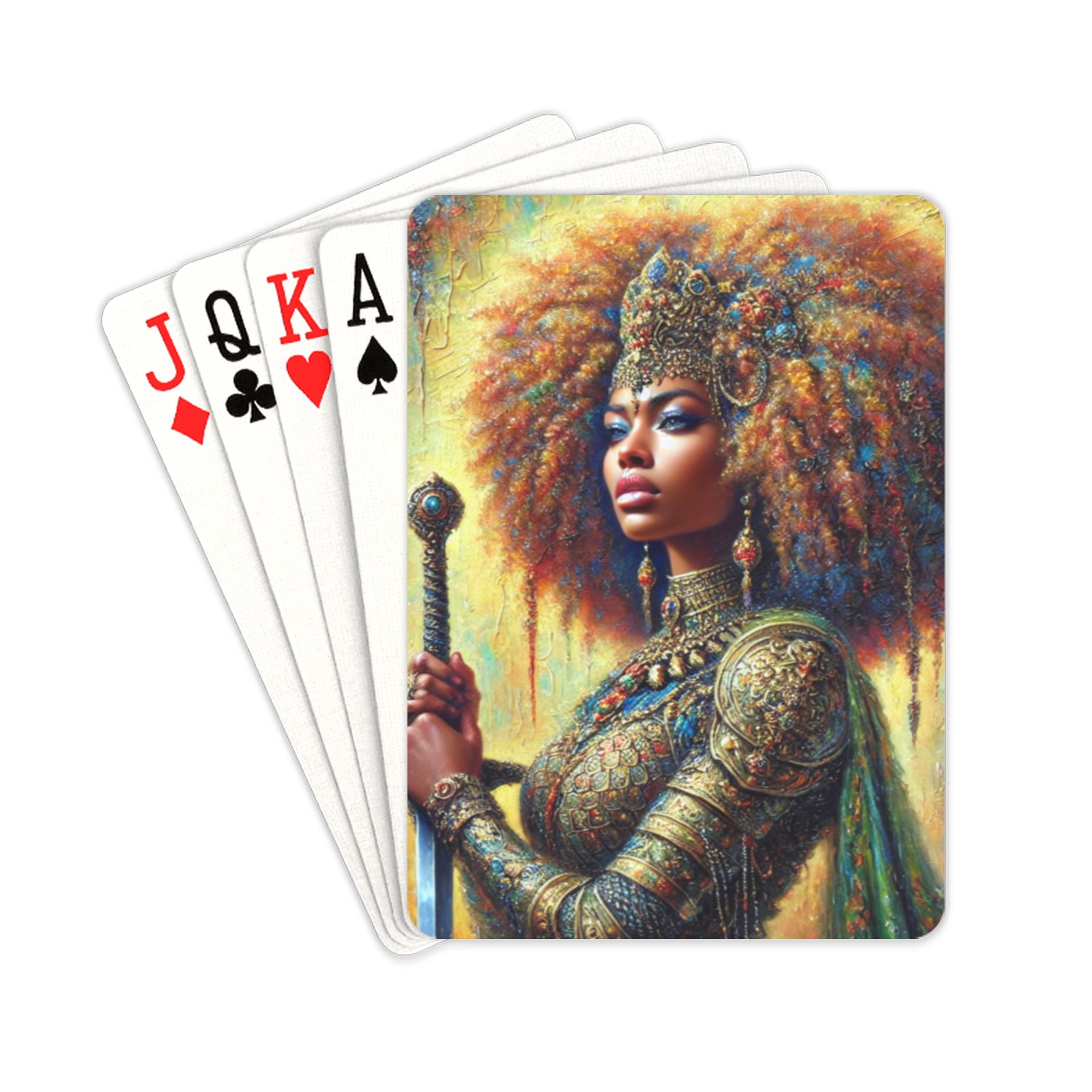 Queen Zahira Playing Cards 2.5"x3.5"