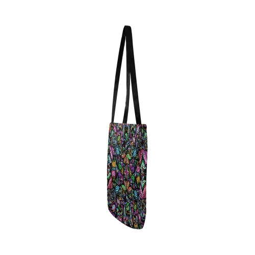 Whimsical Blooms Reusable Shopping Bag Model 1660 (Two sides)