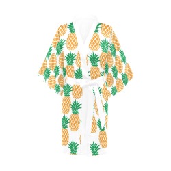 Pineapples Kimono Robe