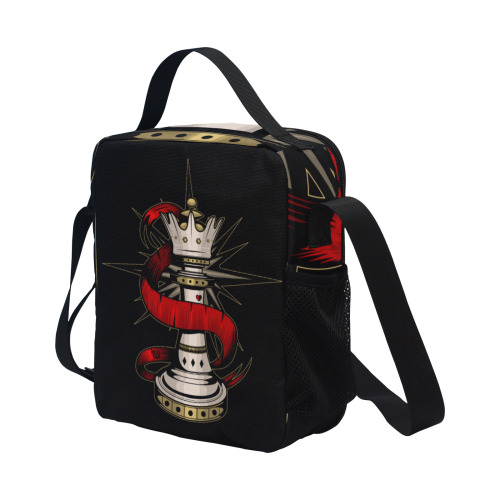 Royal Queen All Over Print Crossbody Lunch Bag for Kids (Model 1722)