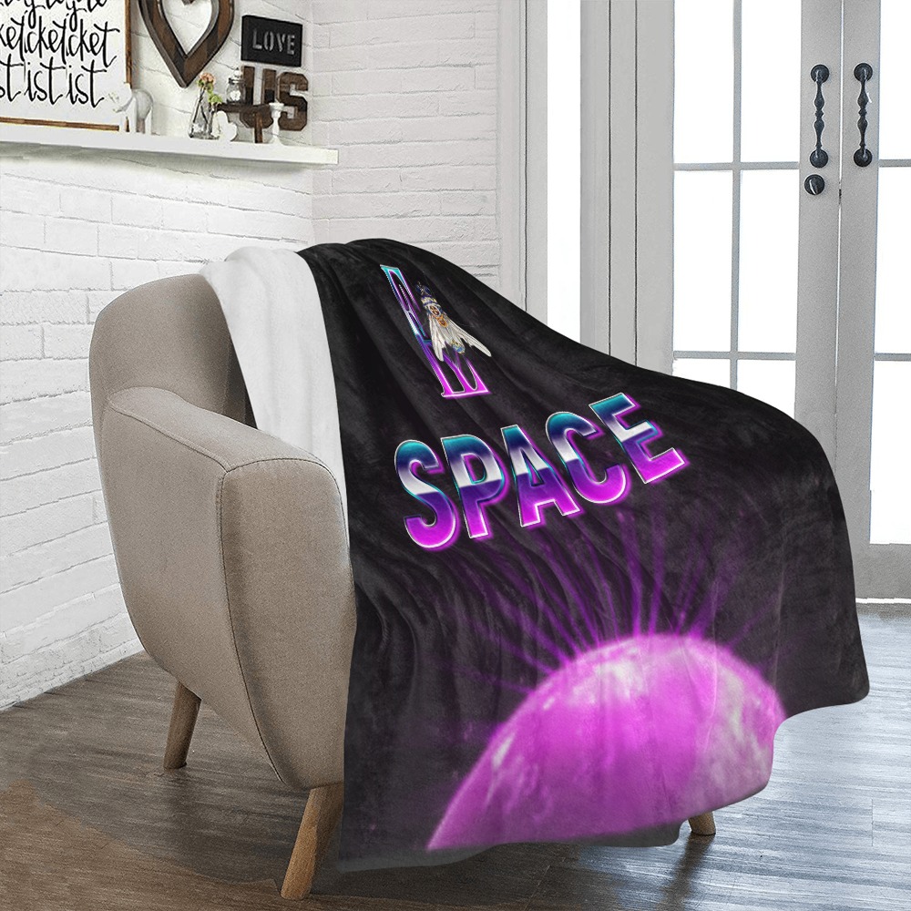 Space Collectable Fly Ultra-Soft Micro Fleece Blanket 50"x60"