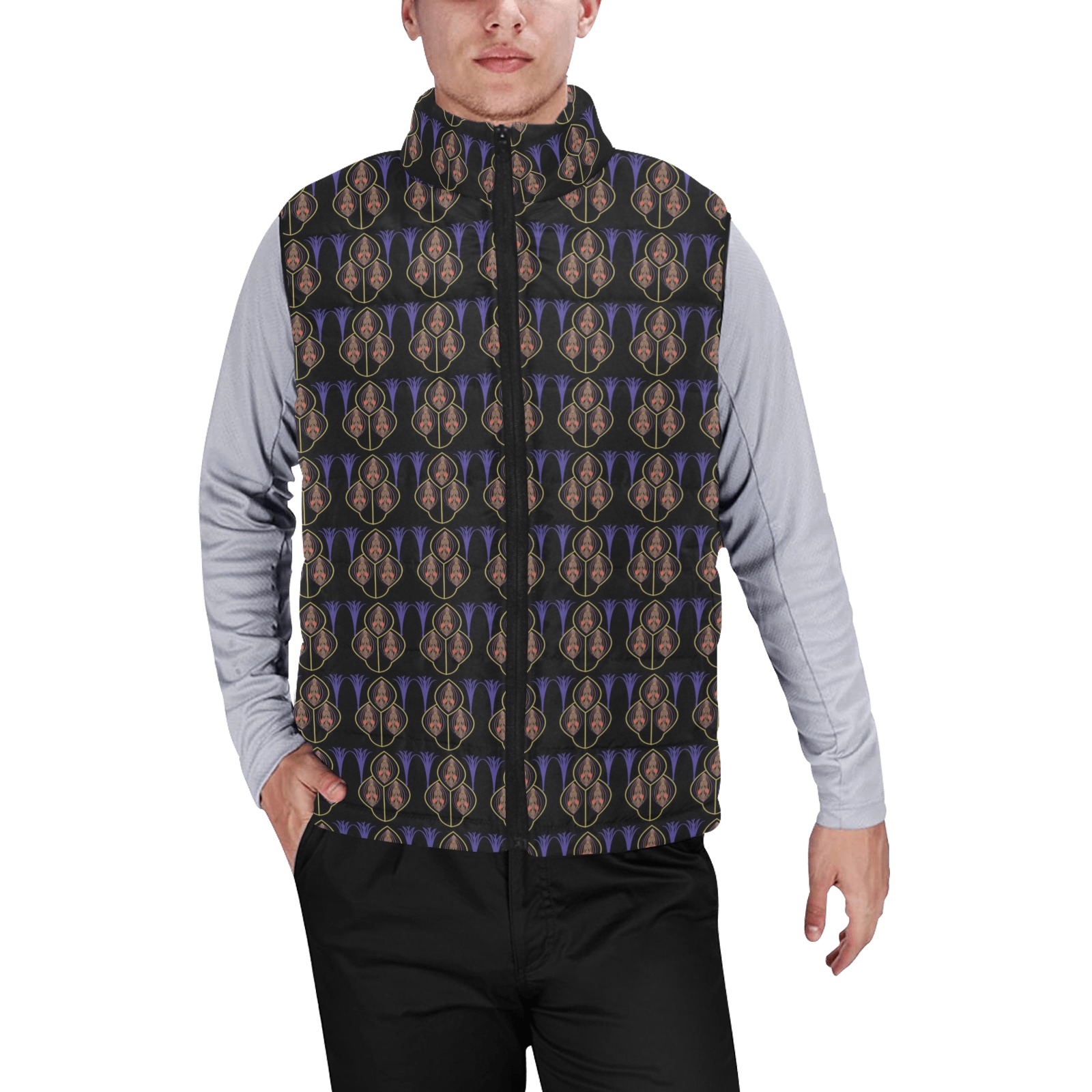 digitaldesign Men's Padded Vest Jacket (Model H44)