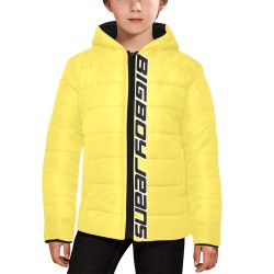 Big Boy Jeans kids Puff Coat Yellow Kids' Padded Hooded Jacket (Model H45)