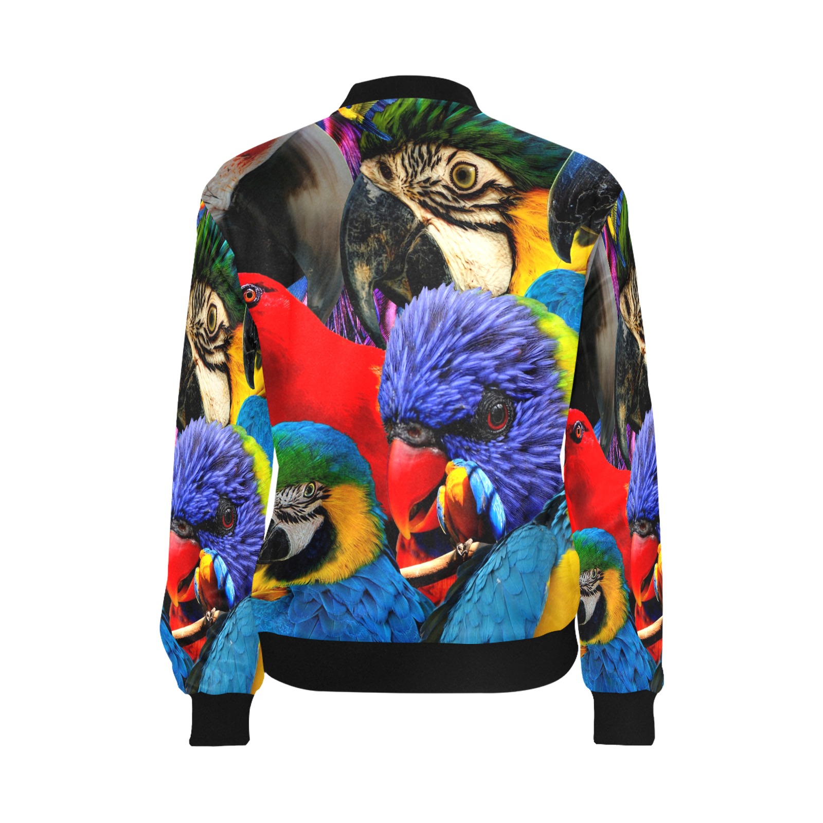 PARROTS All Over Print Bomber Jacket for Women (Model H36)