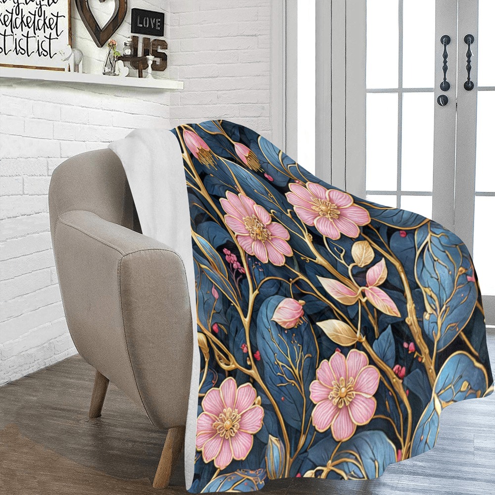 Fabulous Florals 19 Ultra-Soft Micro Fleece Blanket 60"x80"