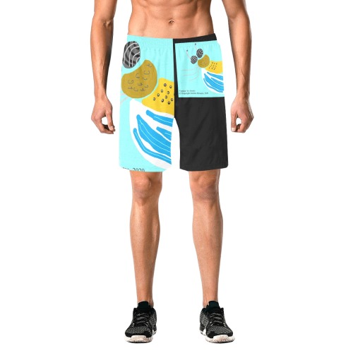 Vespidae Men's All Over Print Elastic Beach Shorts (Model L20)