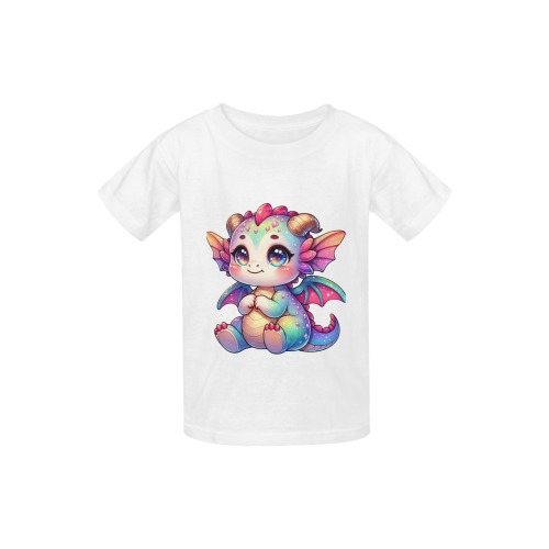 Cute baby dragon Kid's  Classic T-shirt (Model T22)