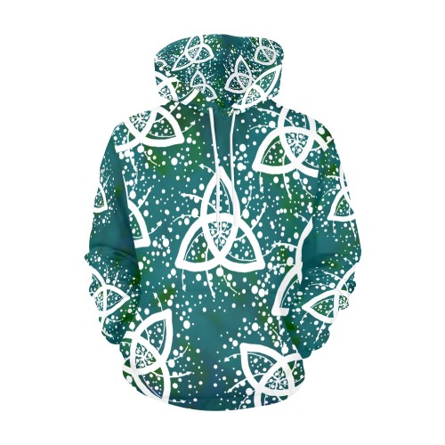 Triquetra hoodie All Over Print Hoodie for Men (USA Size) (Model H13)