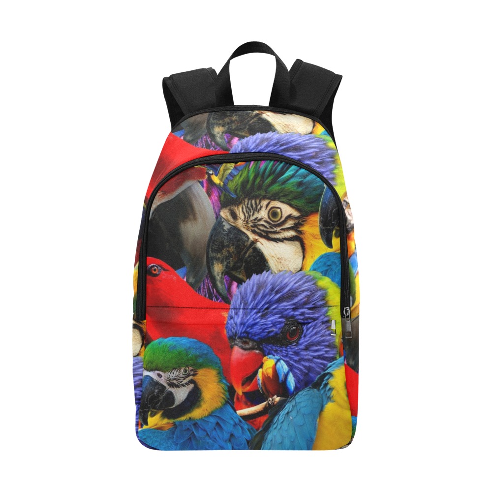 PARROTS Fabric Backpack for Adult (Model 1659)
