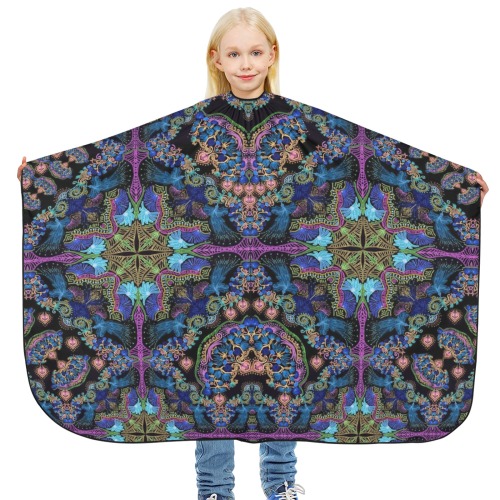 sweet nature-black 2 Hair Cutting Cape for Kids