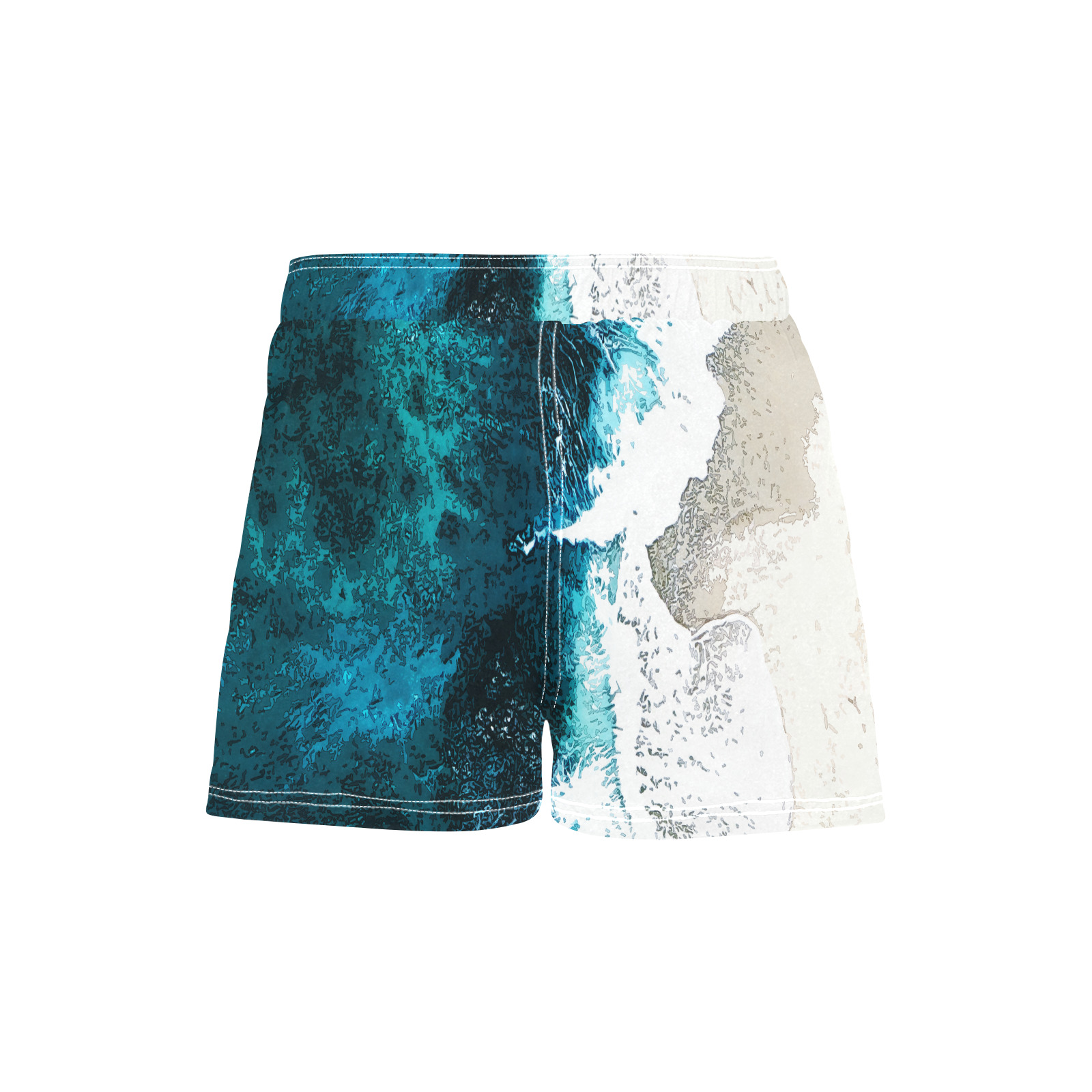 Ocean And Beach Women's Casual Board Shorts (Model L54)