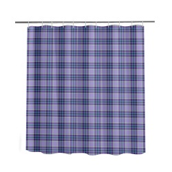 Purple Plaid Tartan 1 Shower Curtain 66"x72"