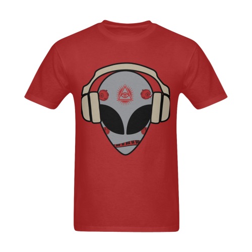 302643496_1026013821_Alien Head 23 Men's Slim Fit T-shirt (Model T13)