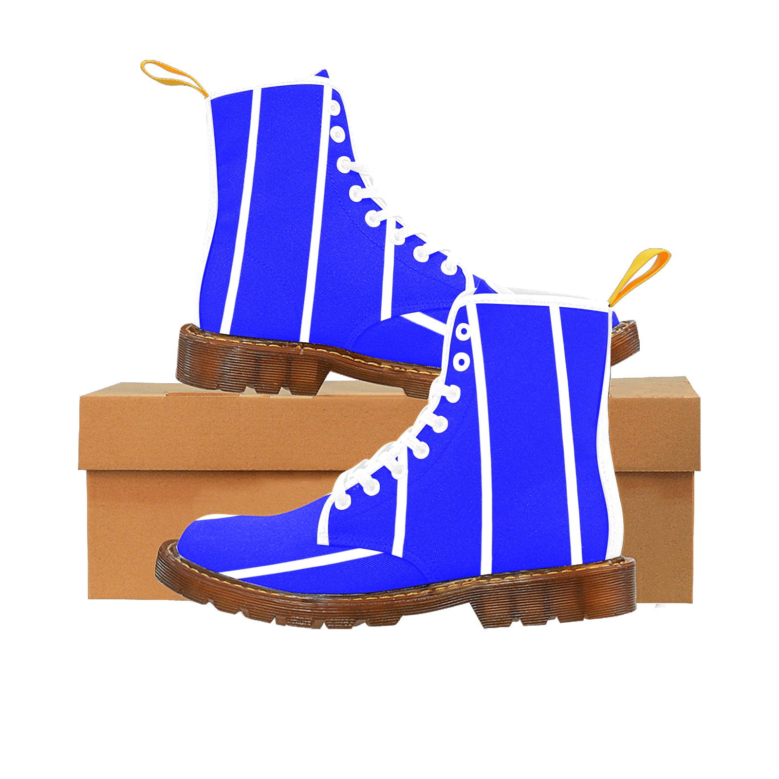 Blue Stripe-1 Martin Boots For Men Model 1203H