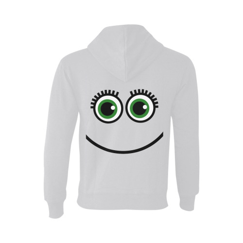 Funny Comic Cartoon Expressive Happy Freckle Face Oceanus Hoodie Sweatshirt (NEW) (Model H03)