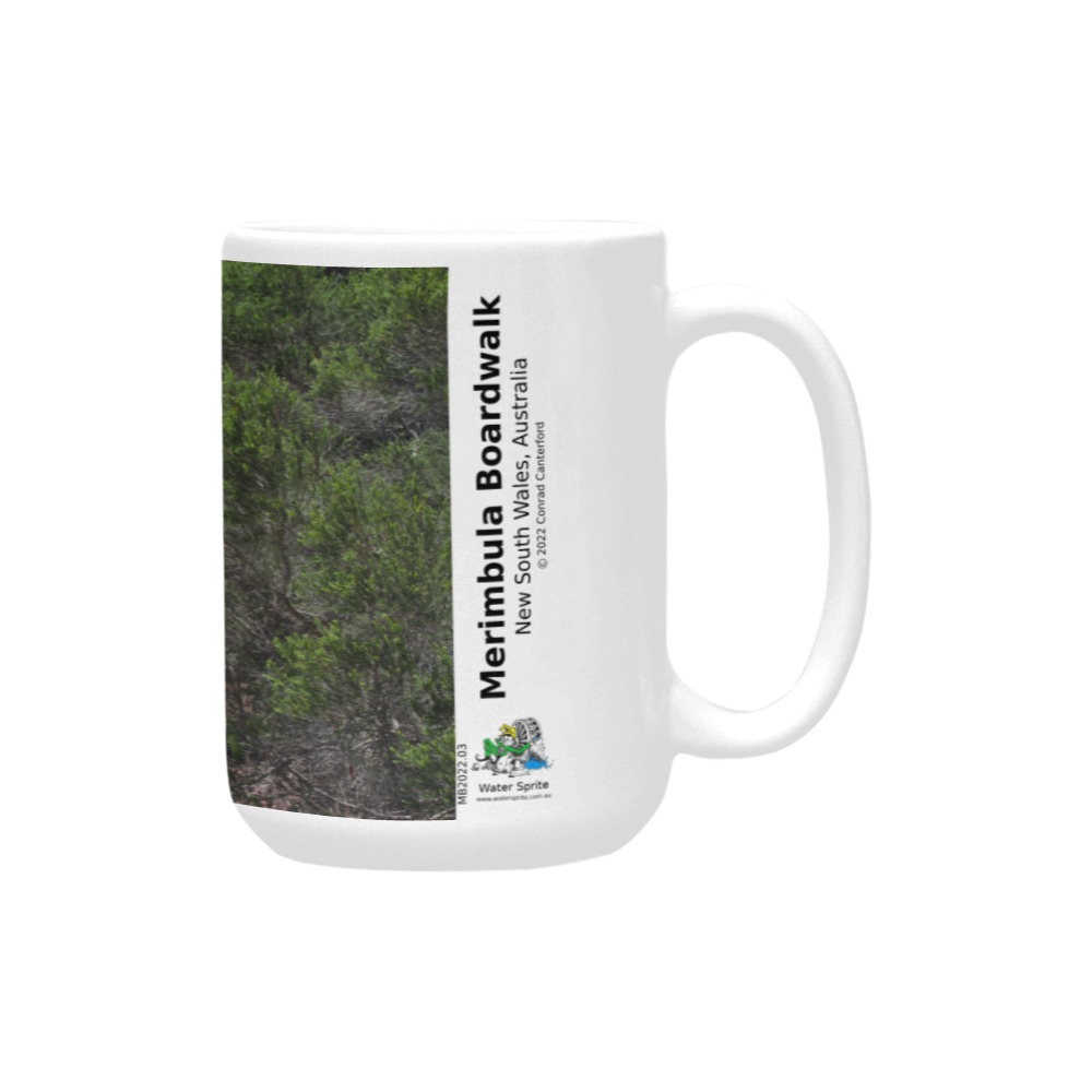 Merimbula Boardwalk Scenic Mug (443ml/15oz) - MB2022.03 SQ Custom Ceramic Mug (15OZ)