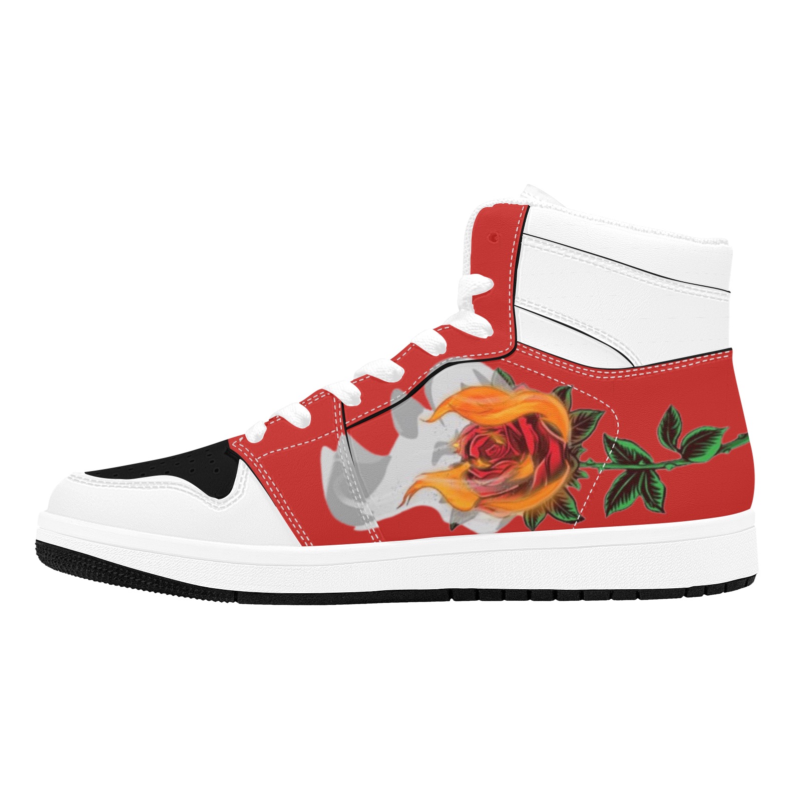 Aromatherapy Apparel High top Roses Unisex High Top Sneakers (Model 20042)