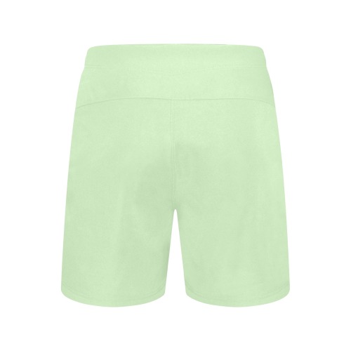 color tea green Men's Mid-Length Beach Shorts (Model L47)