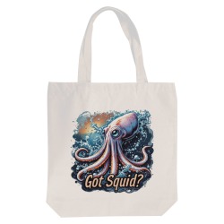 Got Squid? Cotton Tote Bag (One Side Printing)