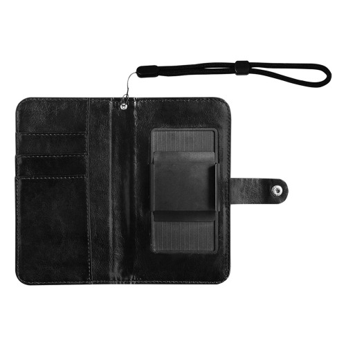 down by the Lake Flip Leather Purse for Mobile Phone/Large (Model 1703)