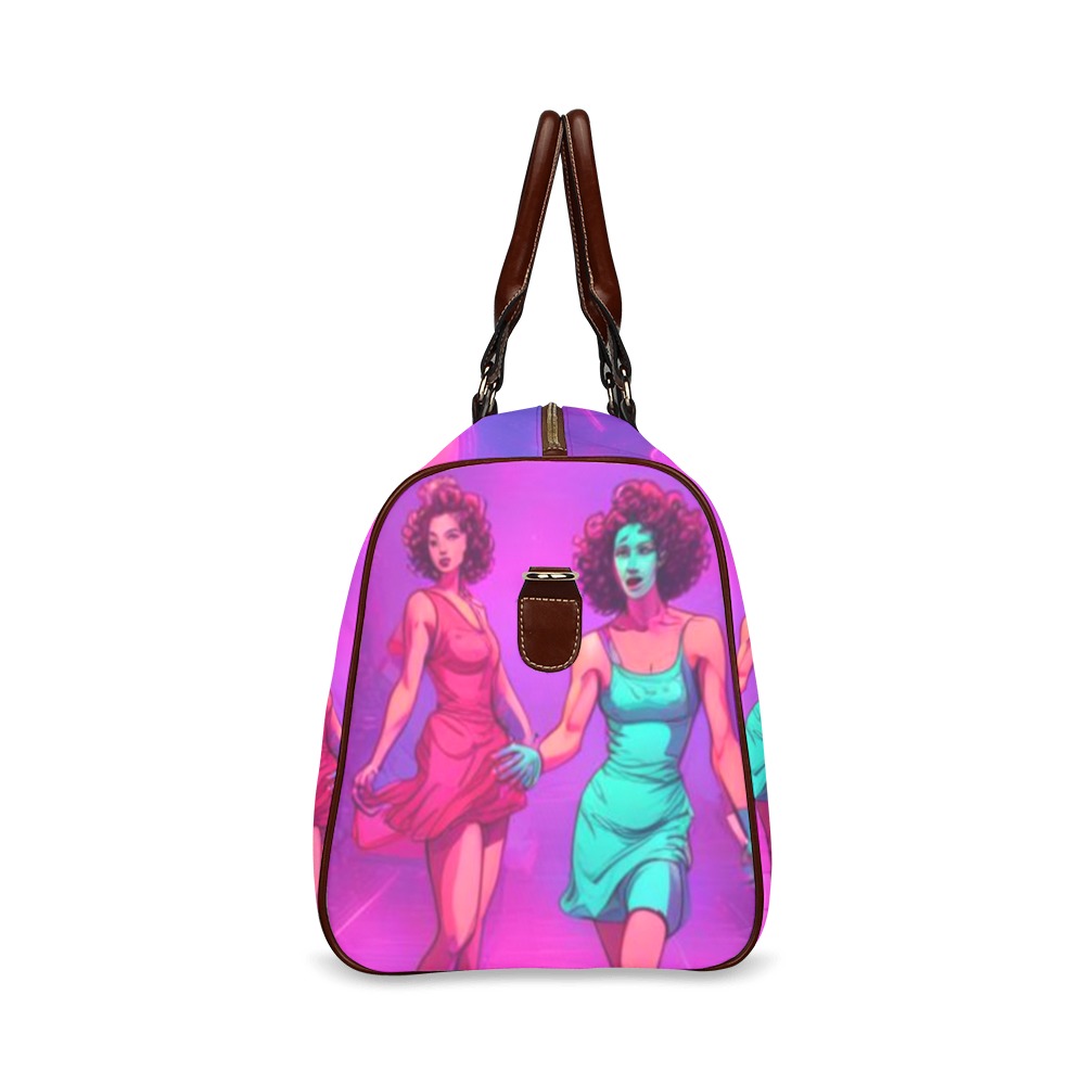 Space Strut Gym Bag Waterproof Travel Bag/Large (Model 1639)