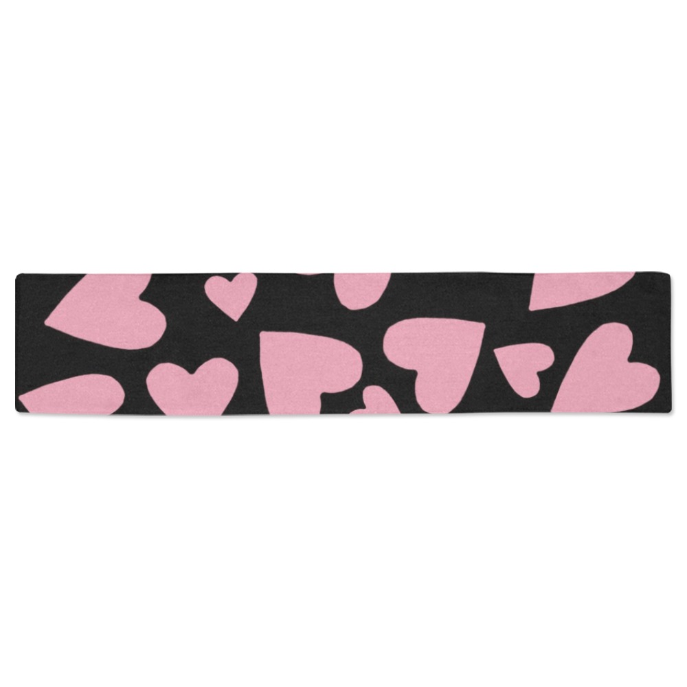 hearts Thickiy Ronior Table Runner 16"x 72"