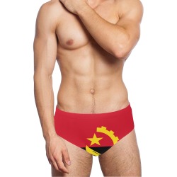 Flag_of_Angola.svg Men's Swimming Briefs (Model L59)