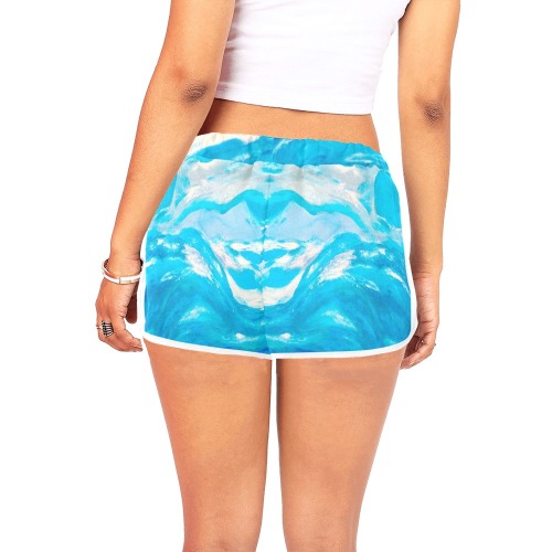 El Mar Collection Women's All Over Print Relaxed Shorts (Model L19)