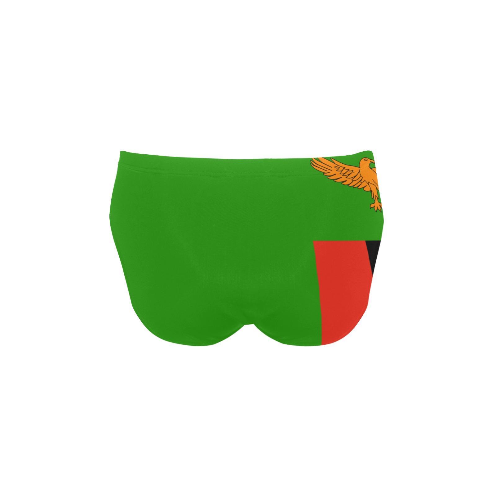 Flag_of_Zambia.svg Men's Swimming Briefs (Model L59)